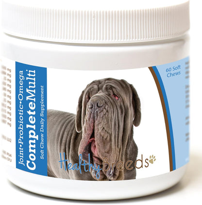 Healthy Breeds Neapolitan Mastiff All in One Multivitamin Soft Chew 60 Count – Image 1