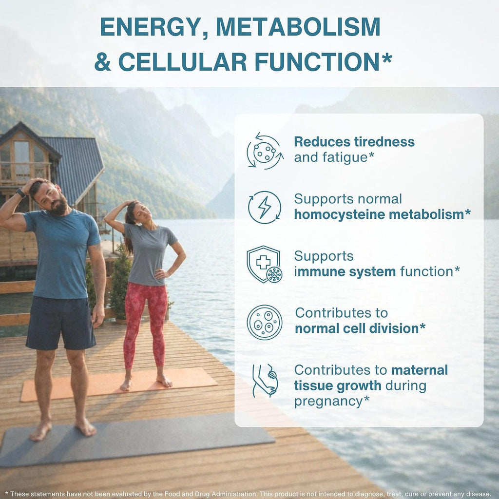 Igennus Pure Methyl Folate 400 mcg - Metilfolato Activo (180 Comprimidos)