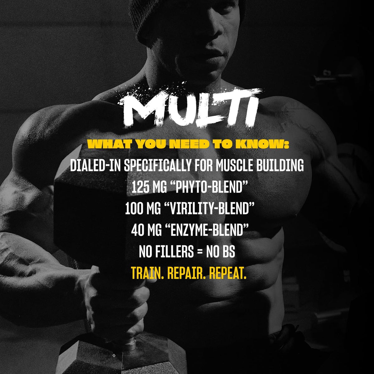 Mutant Multi Multivitamínico de Alta Potencia - 75+ Ingredientes para Deportistas, 60 Comprimidos – Image 4