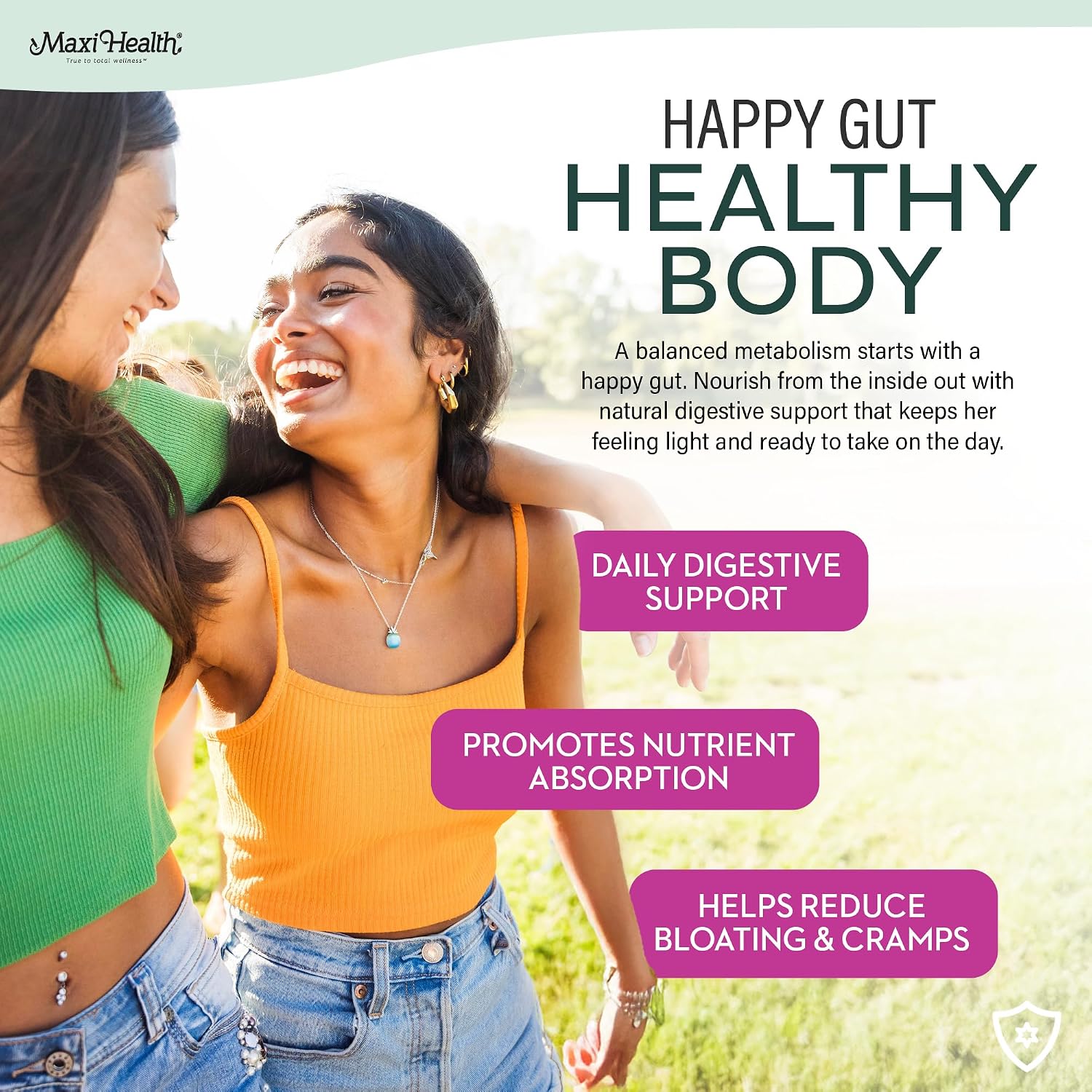 Maxi Health Multivitamínico para Chicas Adolescentes 12-17 - 120 Comprimidos
