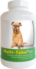 Healthy Breeds Brussels Griffon Multi-Tabs Plus Comprimidos Masticables (180 unidades)