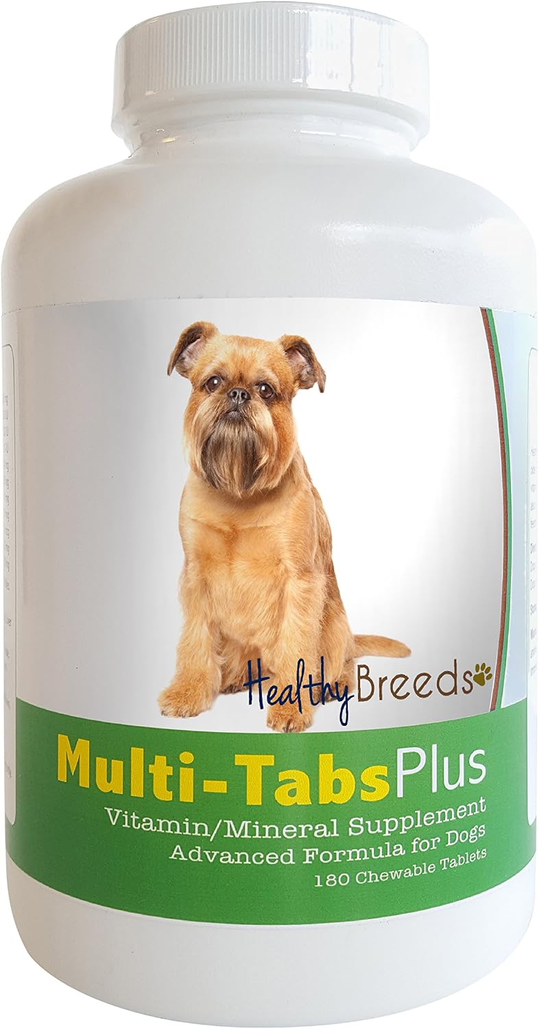 Healthy Breeds Brussels Griffon Multi-Tabs Plus Comprimidos Masticables (180 unidades)