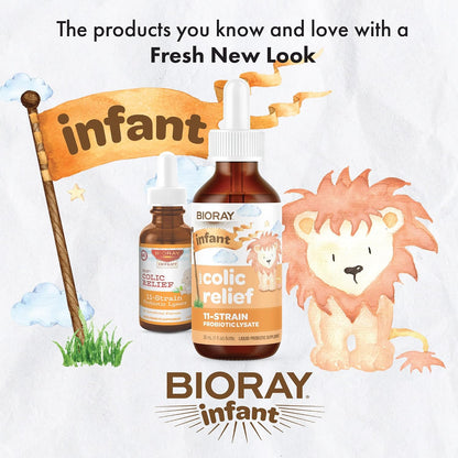 BIORAY Infant NDF Colic Relief - 1 fl oz - Alivio de Cólicos con 11 Cepas Probióticas – Image 3