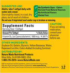 Nature Made Vitamin B12 1000 mcg, 90 Softgels for Energy Metabolism