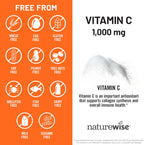 NatureWise Vitamina C 1000 mg - 60 Cápsulas Veganas