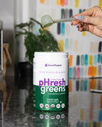 pHresh Greens Raw Alkalizing Superfood Greens Powder - 10 oz (2 meses)
