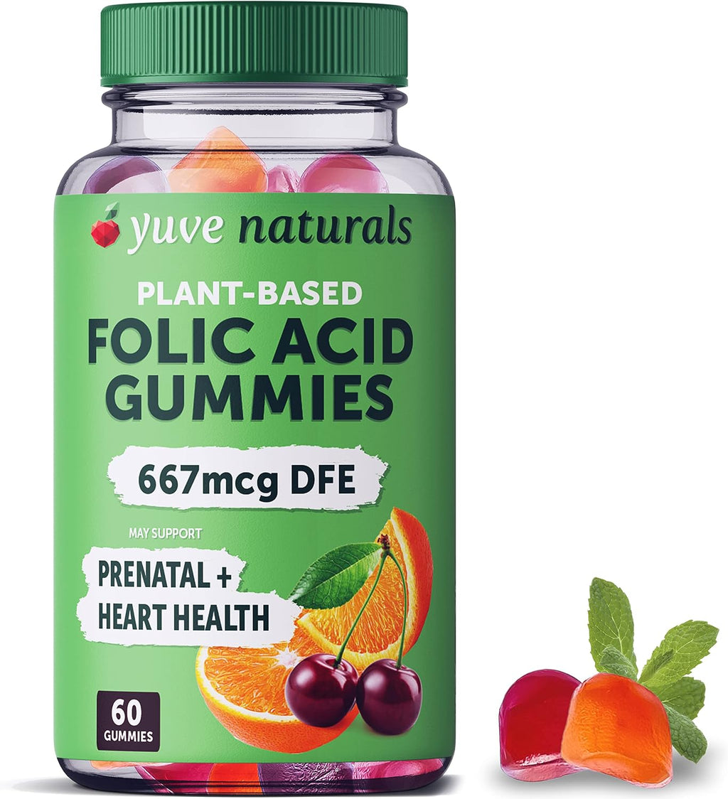 Yuve Gominolas Prenatales con Ácido Fólico 667 mcg DFE – 60 gominolas