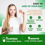 Ultra Herbs Cápsulas de Sea Moss con Aceite de Nigella, Ashwagandha, Vitamina D3 y C | 12 en 1 | Apoyo Inmunológico | 150 Cápsulas | Sin Gluten | No GMO