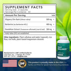 Vital Plan Gut Balance – Complemento Digestivo Avanzado con Slippery Elm, Berberina y Diente de León, 180 Cápsulas