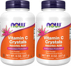 NOW Foods Cristales de Vitamina C (Ácido Ascórbico) - 3 Libras (1.36 kg)