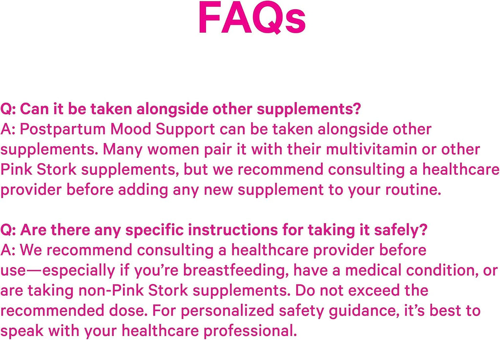 Pink Stork Postpartum Essentials Kit – Vitaminas y Tés Orgánicos para el Posparto