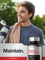 Horbäach Multivitamínico para Hombres | 60 Comprimidos | Fórmula Avanzada con Vitamina C, D, Magnesio, Minerales y Más | Suplemento Sin Gluten y No-GMO
