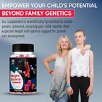 Jadee Gominolas de Crecimiento para Adolescentes y Niños - Calcio 325mg, Vitaminas D3, K2, C, Magnesio, Ashwagandha, Zinc, L-Arginina