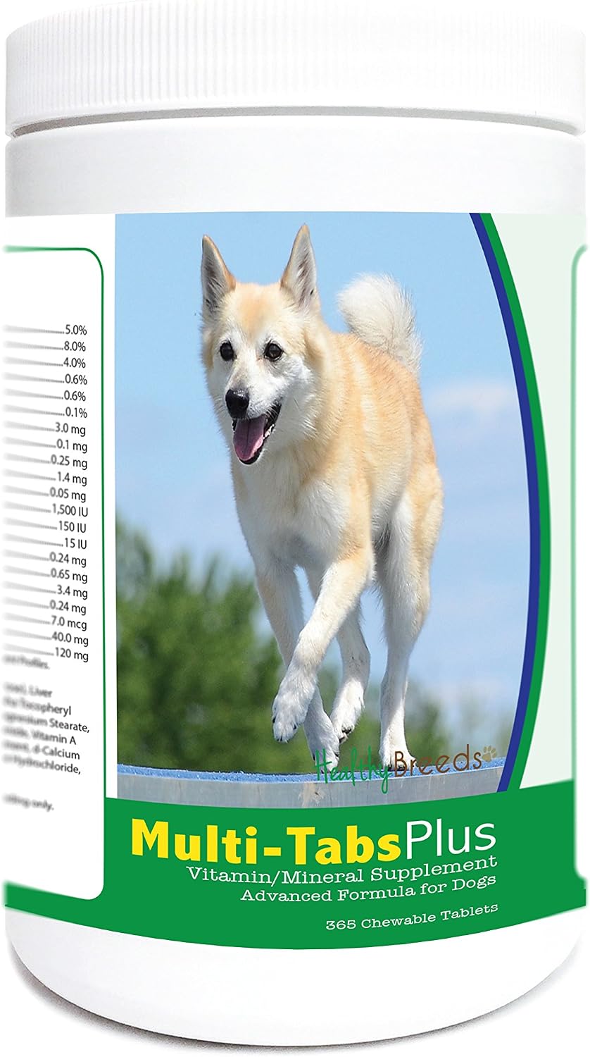 Healthy Breeds Norwegian Buhund Multi-Tabs Plus Comprimidos Masticables 365 Unidades
