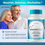 Snoran Plus Cápsulas - Suplemento Natural Antirronquidos (2 Envases)