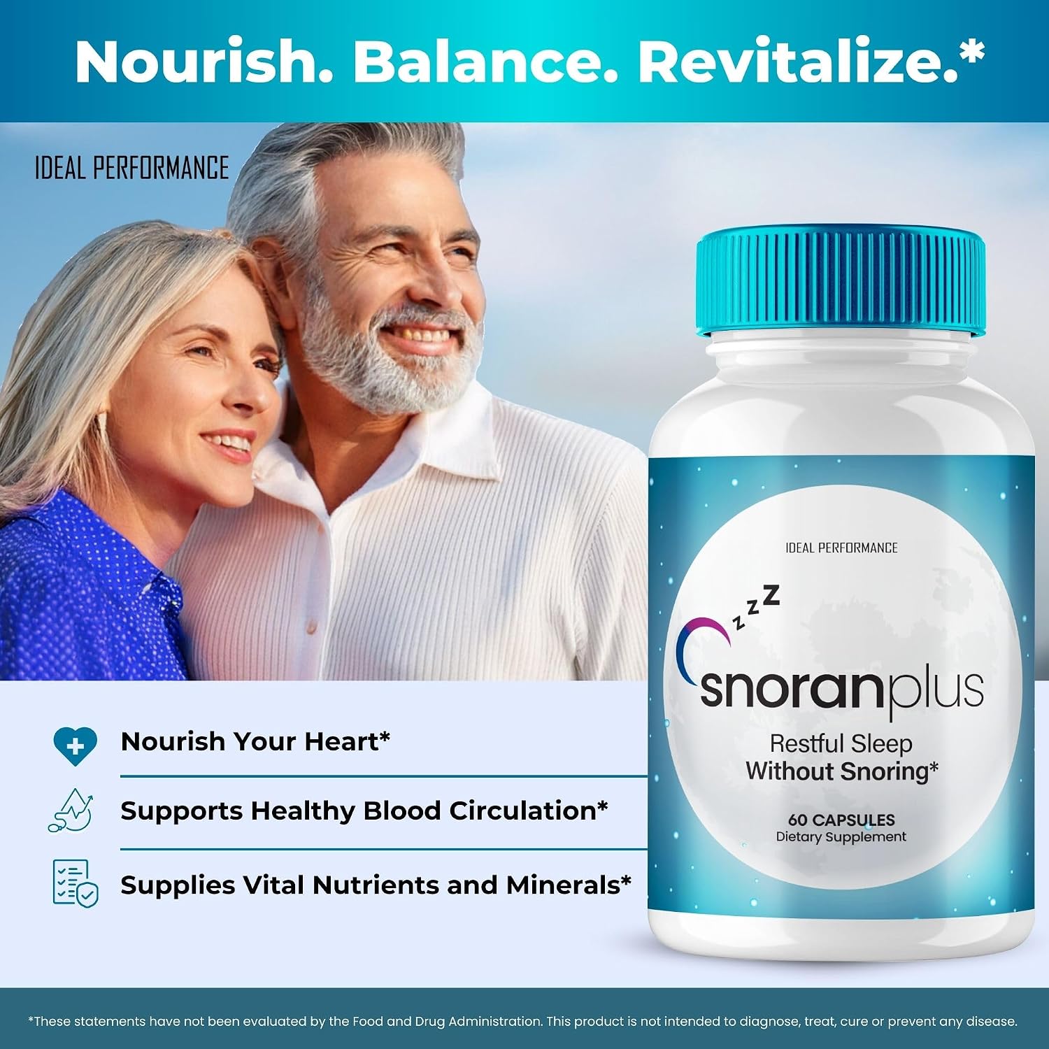 Snoran Plus Cápsulas - Suplemento Natural Antirronquidos (2 Envases)
