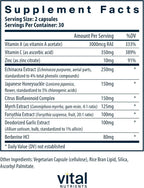 Vital Nutrients Herbal Biotic – 60 Cápsulas
