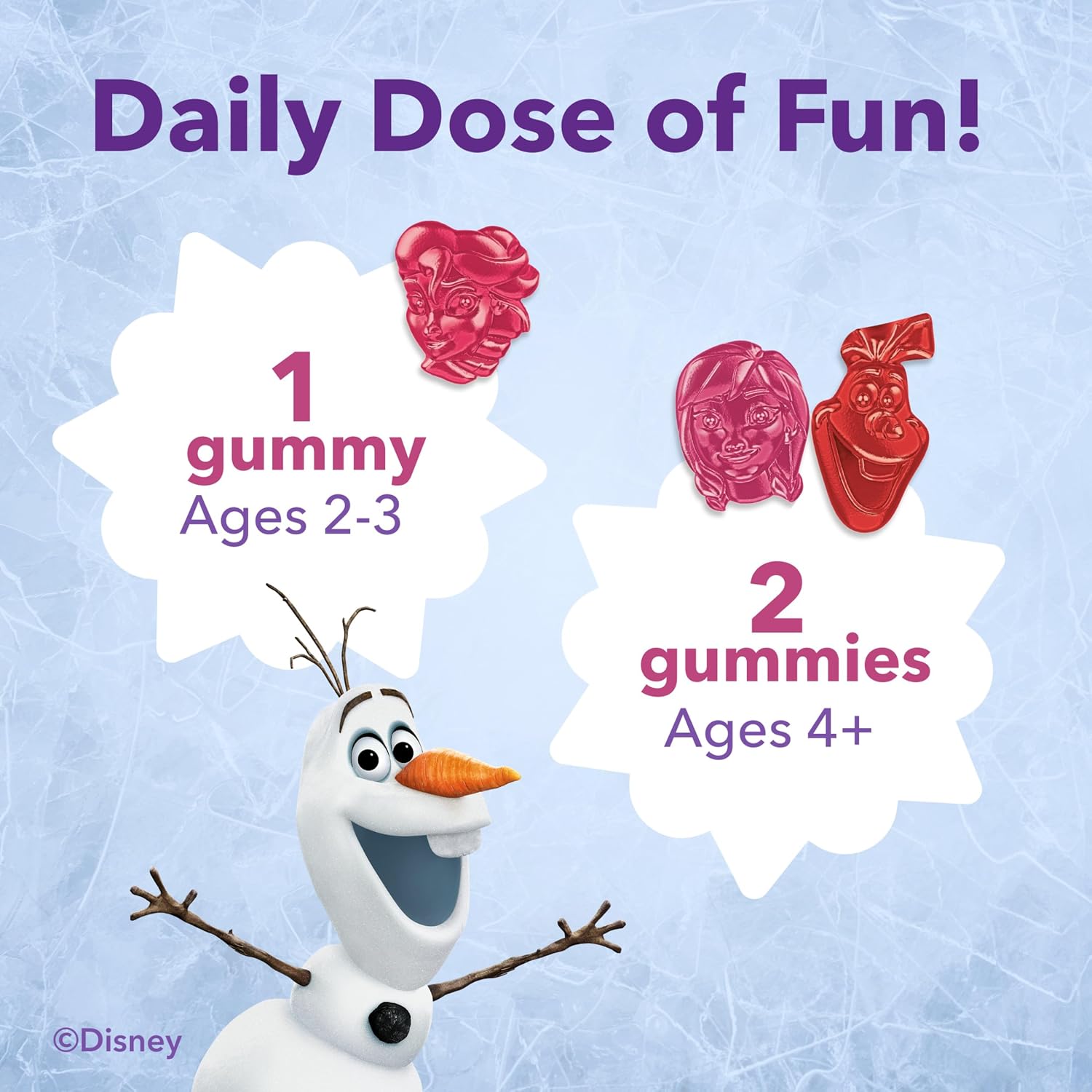 Lil Critters Disney Frozen Kids Multivitamin Gummies | 190 Count
