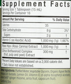 Nature's Answer Vitamina C Líquida 1000 mg con Escaramujo y Bioflavonoides, 236 ml