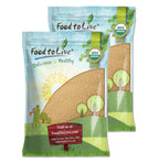 Food to Live Polvo Orgánico de Amla (Amalaki), 6 Libras - Grosella India, No GMO, Crudo, Puro, Molido Fino, Kosher, Vegano. Rico en Antioxidantes y Vitamina C. Ideal para Batidos, Yogures