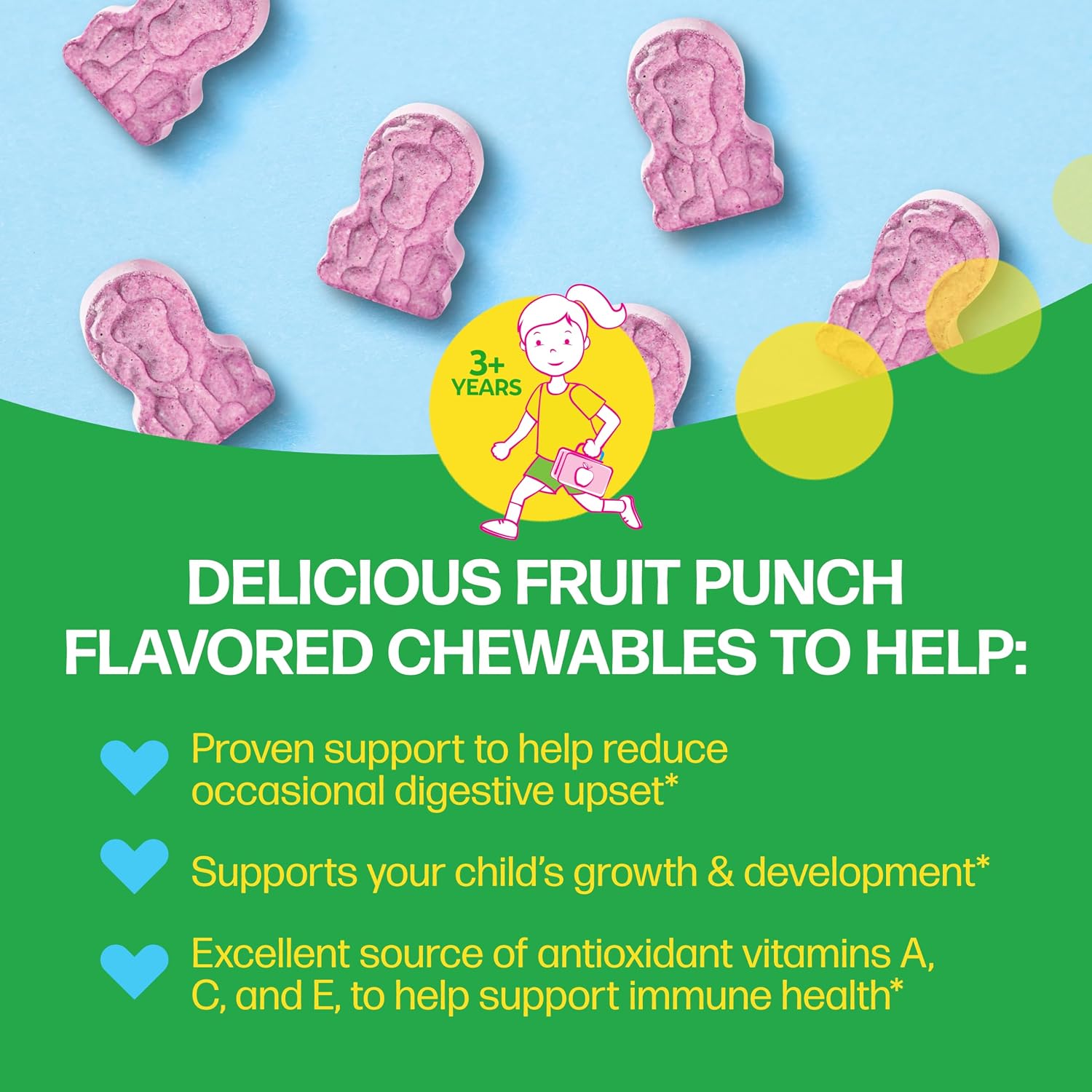 Culturelle Kids Complete Multivitamínico + Probiótico para Niños (90 comprimidos)