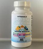 Vitamax 10-en-1 Defensa Inmunológica con Saúco, D3, Selenio, Quercetina, Zinc, Vitamina C, Jengibre, Cúrcuma, B6, Equinácea – 60 Cápsulas