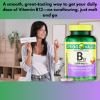 Vitamina B12 2500mcg Comprimidos Sublinguales Sabor Cereza – 120 Comprimidos