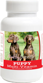 Healthy Breeds Doberman Pinscher Cachorro Multivitamínico 60 Comprimidos