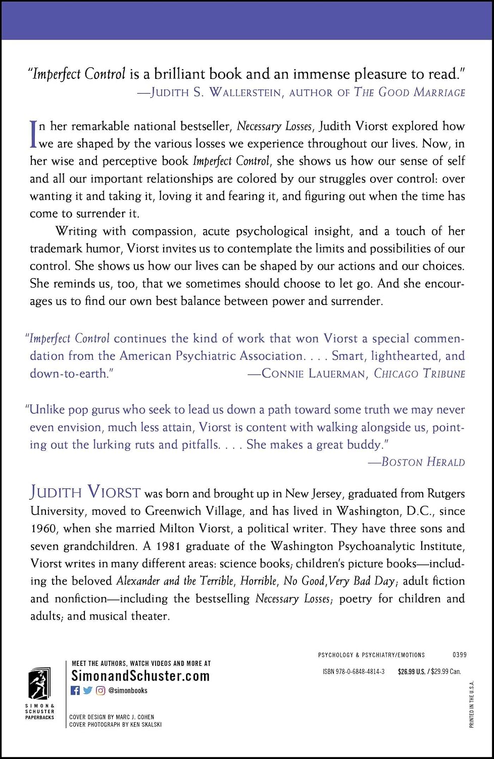 Imperfect Control: Our Lifelong Struggles With Power and Surrender