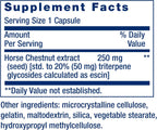 Life Extension Venotone – Extracto de Castaño de Indias Estandarizado – 60 Cápsulas