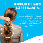 Vitaminas para el Crecimiento del Cabello para Mujeres - Biotina con Colágeno y Lustriva, Mane Event™