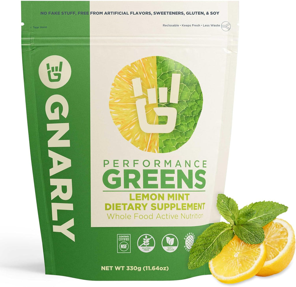 Gnarly Nutrition Super Greens en Polvo - Lemon Mint - 330 g