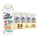 BOOST Kid Essentials 1.0kcal Bebida Nutricional Equilibrada para Niños, Sabor Fresa, 8 fl oz (Pack de 24)