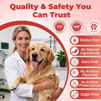 VivaElixir Suplemento para Bultos en Perros - Masticables Inmunológicos con Hongos y Curcumina, 150 uds
