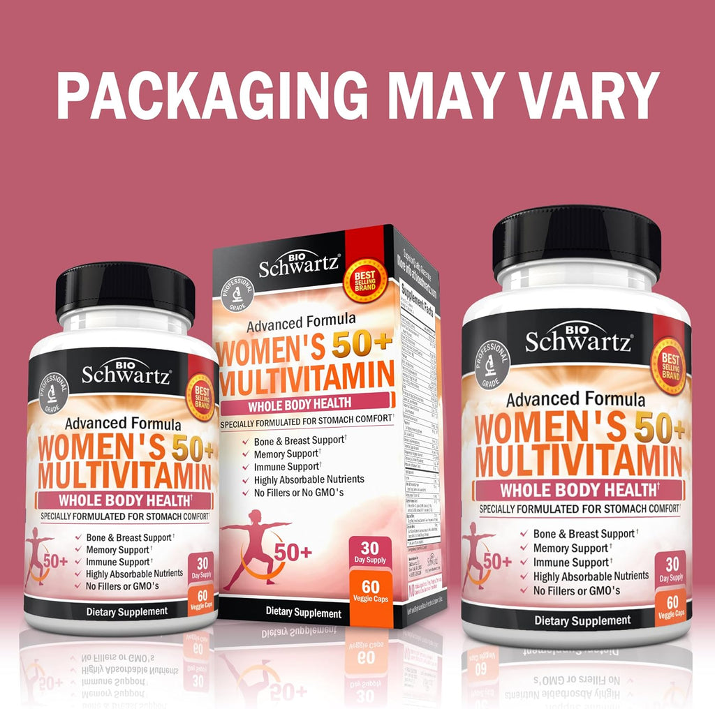BioSchwartz Multivitamínico Diario para Mujeres 50+ - 60 Cápsulas