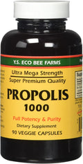 Propóleo Crudo Sin Procesar 1000mg – Y.S. Organic Bee Farms – 90 Cápsulas