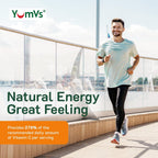 YumVs Gominolas de Vitamina C para Adultos - 250 mg con Sabor a Naranja - 200 Gominolas (2 Envases)