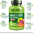 NATURELO Multivitamínico para Adolescentes - 60 Cápsulas - Complejo Vitamínico con Minerales, Vegano, Sin Gluten