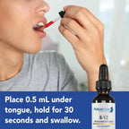 Patient One Vitamina B12 2000mcg Líquido - Metilcobalamina para Energía y Salud Cardíaca y Nerviosa
