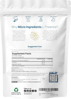 L-Theanine 200mg con Magnesio Glicinato, 400 Softgels con Aceite MCT de Coco | Complejo 2 en 1 de Aminoácido y Mineral