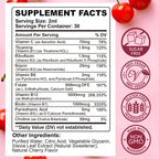 CFILIHTC Complejo B en Gotas Líquidas, Suplemento de Vitaminas B con B1, B2, B3, B5, B6, B7, B9 y Metil B12, Vegano, Sabor Cereza