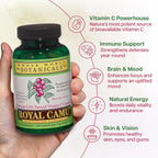 Whole World BOTANICALS Royal Camu, 140 Cápsulas