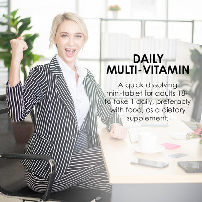 MASON NATURAL Mini Multi Vitaminas - – Vitamina D3: contribuye al mantenimiento de los huesos y dientes en – Image 3