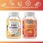 Doctors Finest Gomitas de Vitamina C para Niños – Veganas, Sin OGM y Sin Gluten – Sabor Naranja – 90 Gomitas (45 Dosis)