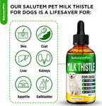 Cardo Mariano para Perros - Suplemento Hepático Natural - Sabor Bacon - 60 ml