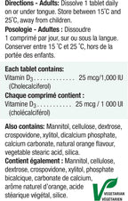 Jamieson Vitamina D3 1.000 UI, 150 Comprimidos Sublinguales