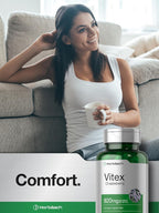 Horbäach Vitex Berry | 110 Cápsulas | Sauzgatillo (Agnus-Castus) | No GMO, Sin Gluten