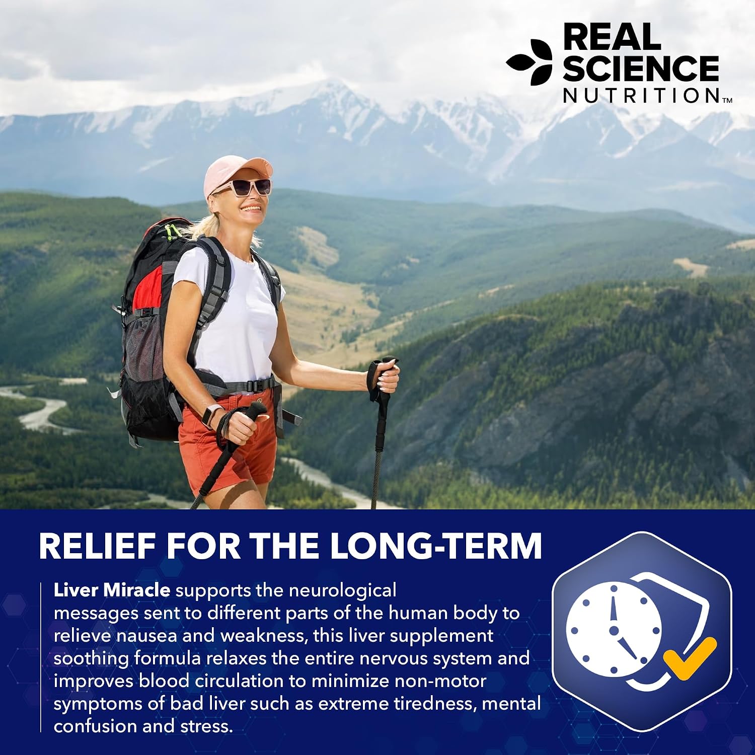 Real Science Nutrition Liver Miracle – Complemento Alimenticio para el Hígado con Óxido Nítrico