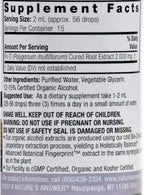 Nature's Answer Raíz de Fo-Ti con Alcohol Orgánico - 30 ml