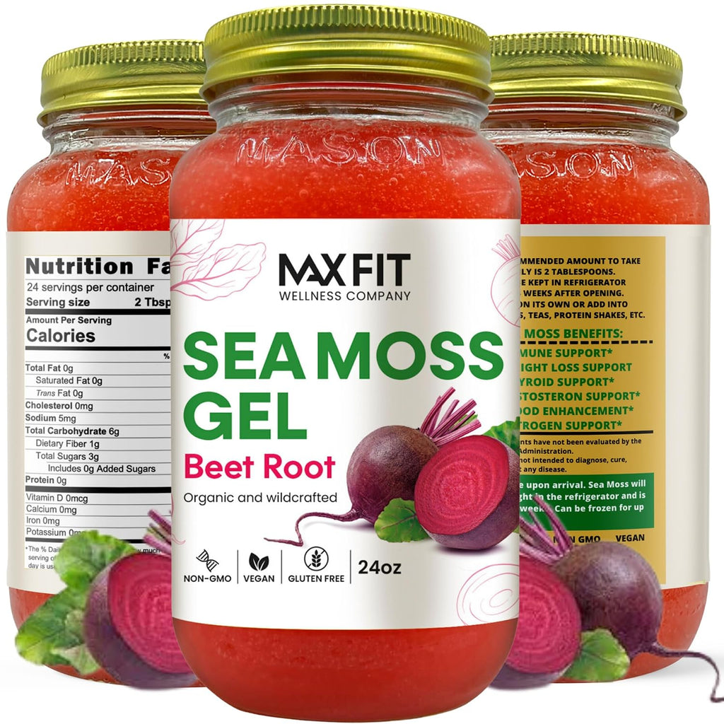 Gel de Musgo Marino (12 Sabores) 24 oz - Musgo Marino Silvestre de Santa Lucía | 92 Vitaminas y Minerales | Vegano